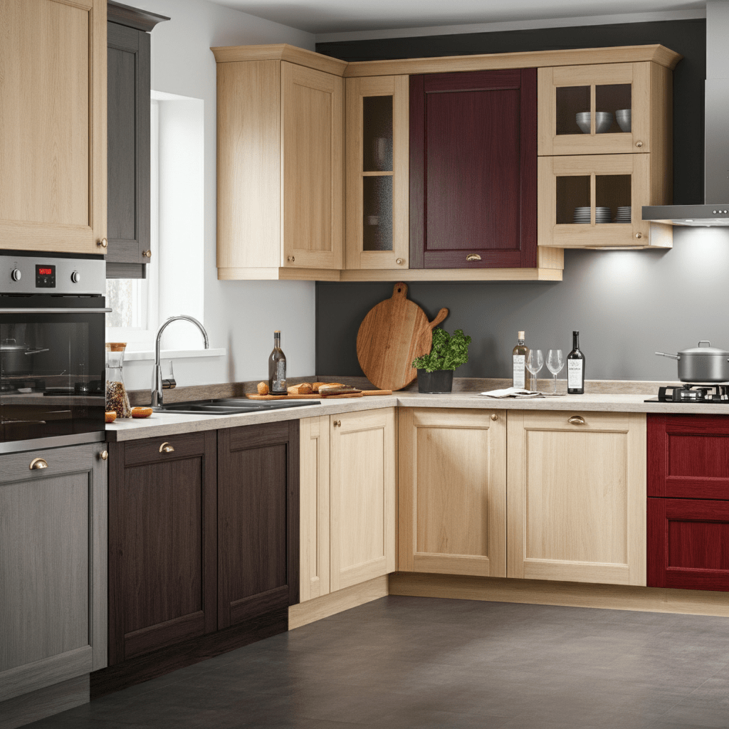 Kabinet dapur murah kayu