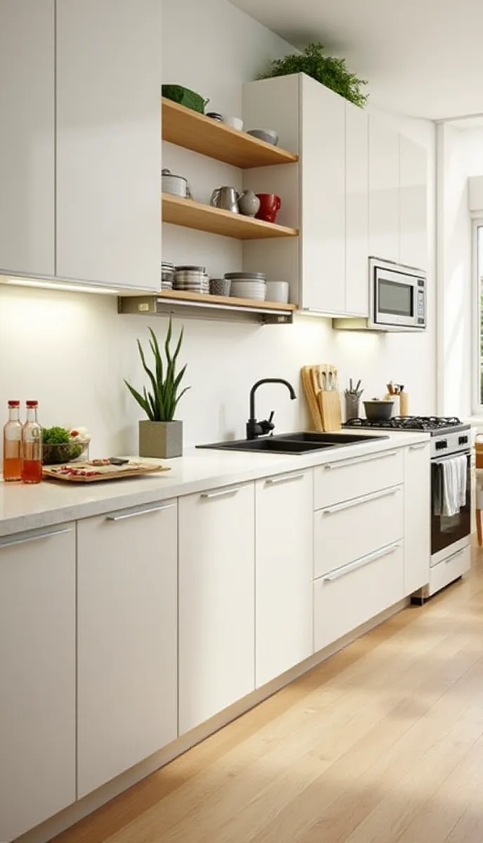 Kabinet dapur melamine murah