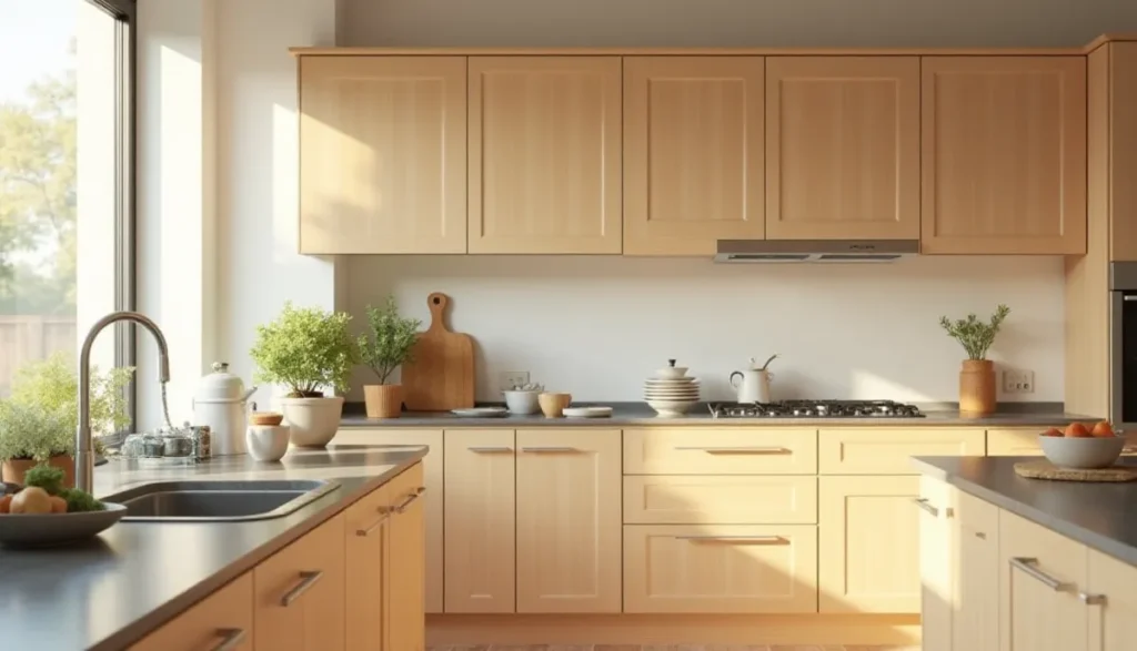 Kabinet dapur kayu murah