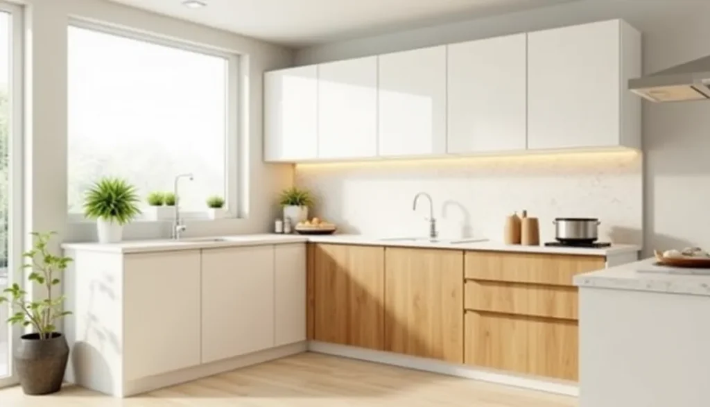 Kombinasi Warna Kabinet Dapur Murah