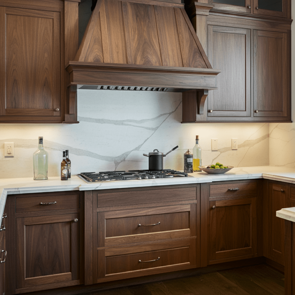 kabinet dapur kayu