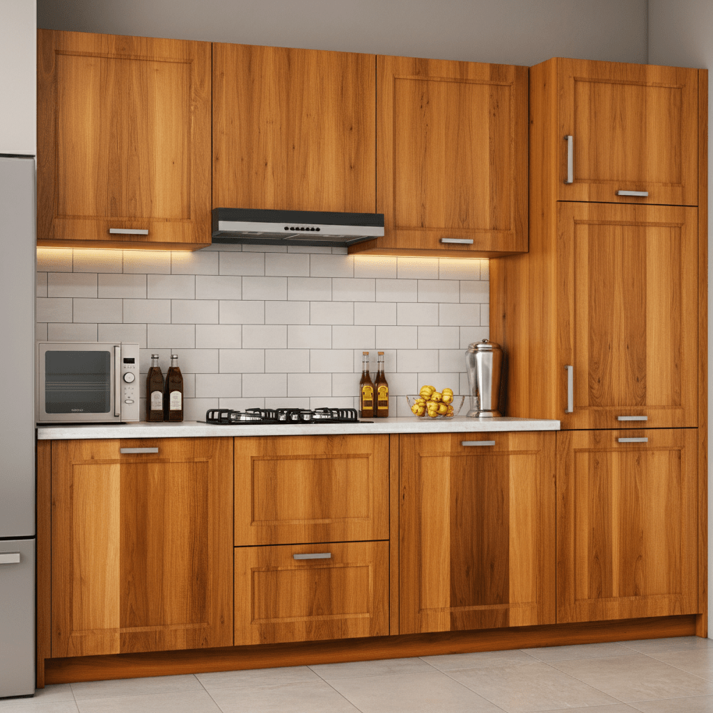 kabinet dapur kayu jati