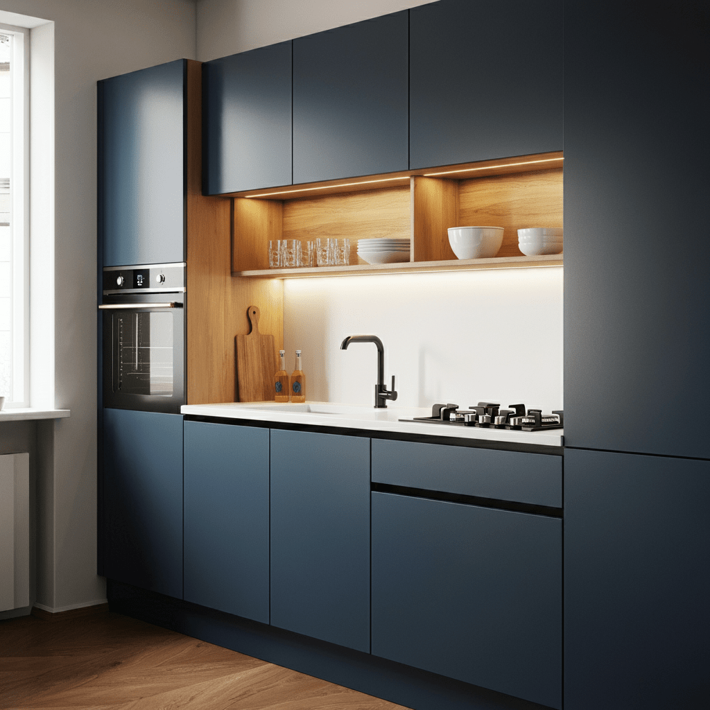 reka bentuk kabinet dapur custom
