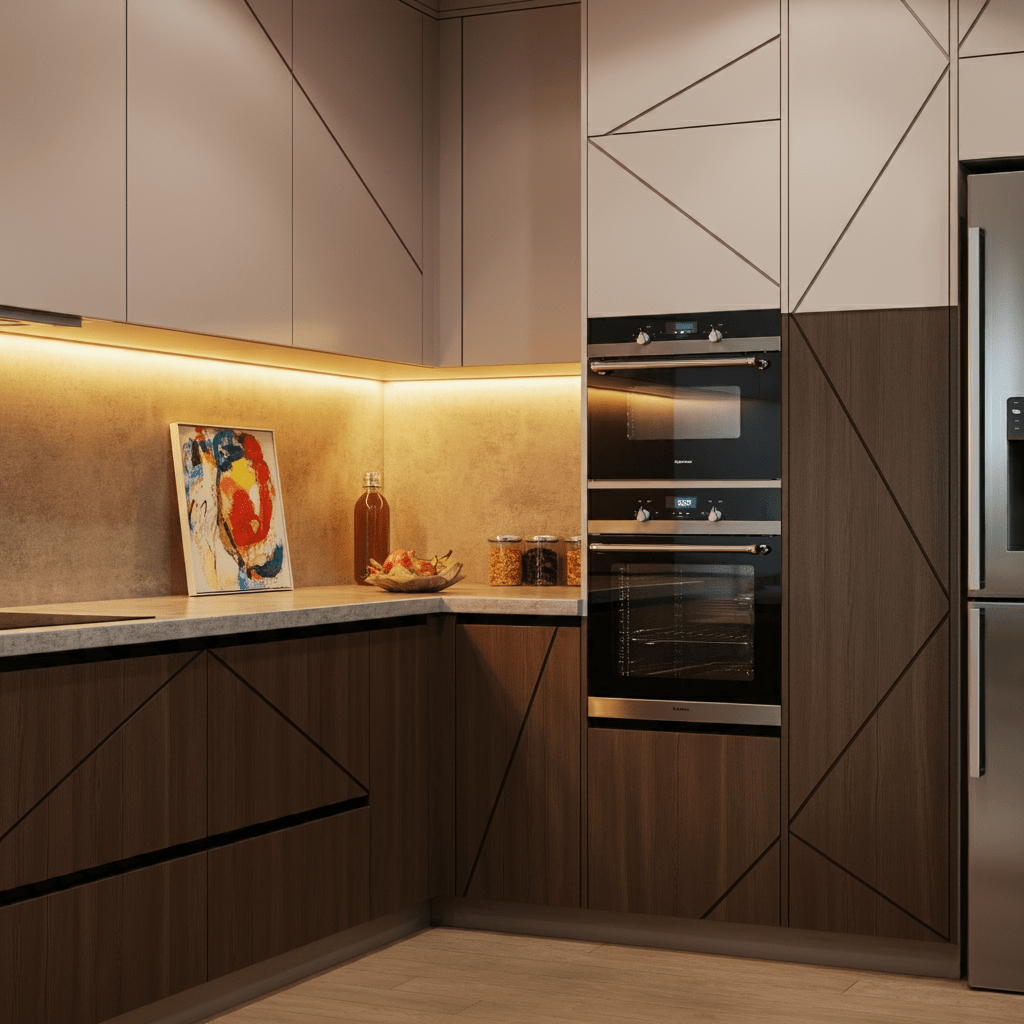 kabinet dapur kayu